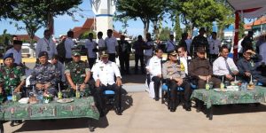 Kapolres Sampang AKBP Siswantoro S.IK, MH Hadiri Upacara Pembukaan TMMD Ke-117 Tahun 2023
