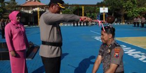 Polres Bangkalan Gelar Upacara Kenaikan Pangkat Personel Polri dan ASN