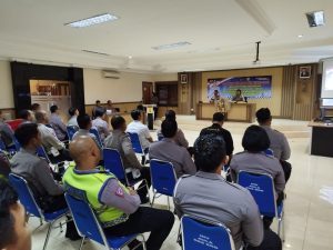 Kapolres AKBP Teguh Priyo Wasono Buka Lat Pra Ops “Patuh Agung-2023.”