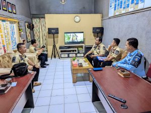 Tim Kamtib Kanwil Jatim Laksanakan Monev di Lapas Pamekasan