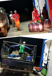 SPBU Lomaer Bangkalan Diduga Membiarkan Konsumen Pembelian BBM Menggunakan Jerigen Plastik