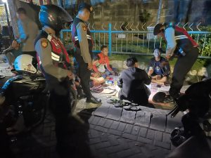 Malam Satu Suro, Polres Gresik Lakukan Patroli Skala Besar