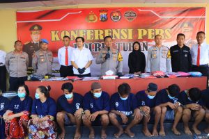 Polres Tuban Berhasil Amankan 9 Unit Motor dan 6 Pelaku Curanmor 25 TKP,