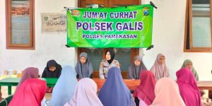 Jumat Curhat,Warga Laporkan Balap Liar ke Kapolsek Galis