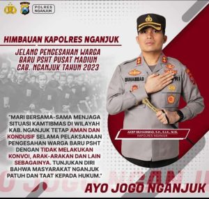Tegas, Polres Nganjuk Amankan 19 Pemuda yang Nekat Konvoi saat Pengesahan Warga Baru PSHT