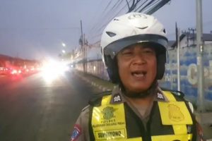 Lapor Pak Ndan…!! Arus Lalulintas di Jalan Kalianak Aman Terkendali