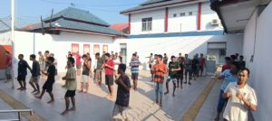 Semangat Menggebu : Warga Binaan Menyambut Pagi dengan Senam Pagi Bersama