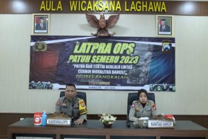 Kerjakan Sesuai Tupoksi, Polres Bangkalan Gelar Latpra Ops Patuh Semeru 2023