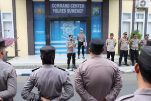 Kapolres Sumenep Pimpin Apel Jam Pimpinan