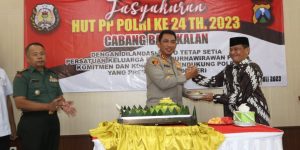 Tasyakuran HUT PP Polri Ke 24 Tahun 2023, Kapolres Bangkalan Berikan Motivasi Untuk Selalu Aktif