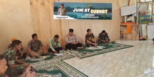 Kapolsek Klampis Gelar Jum’at Curhat di Kantor Desa Bragang