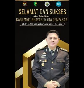 Ini Wajah Baru Jabatan Karumkit Bhayangkara Tingkat lll . Bid.dokkes Polda Bali