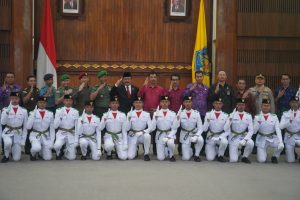 PENGUKUHAN PASKIBRAKA PROVINSI BALI MENGHADAPI HARI KEMERDEKAAN RI TAHUN 2023