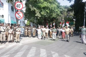 Peringati Proklamasi Polri, Polda Jatim Bersama Rooderburg Soerabaia Gelar Aksi Teatrikal