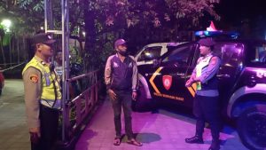 Antisipasi Gangguan Kamtibmas Malam Hari, Polsek Denpasar Barat Berdayakan Blue Light Patrol