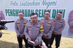 Kapolres Gresik Dampingi Kapolda Jatim Groundbreaking Pembangunan Polres Kawasan di KEK JIIPE Gresik