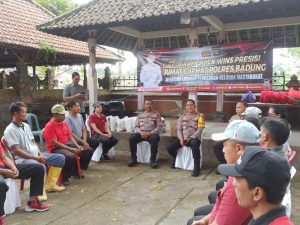Kapolres AKBP Teguh Priyo Wasono Laksanakan Jumat Curhat di Desa Baha