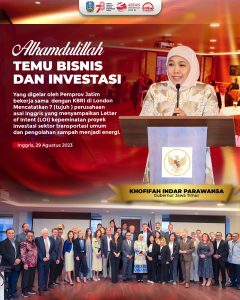 Gelar Temu Bisnis, Gubernur Khofifah Berhasil Tarik Minat Tujuh Perusahaan Inggris untuk Proyek Investasi di Jatim