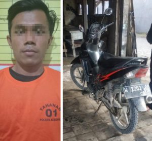 Gerak Cepat Polsek Kebomas Ringkus Maling Motor beraksi di Parkiran Gudang