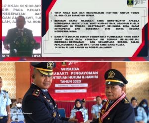 Rutan Sumenep Lakukan Wisuda Purnabakti Pengayoman Terhadap 1 Orang Pegawai Purna Tugas