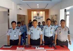 Ikuti Sosialisasi UU No 1 Tahun 2023 KUHP, Lapas I Madiun Dukung Upaya pembentukan Hukum Pidana Nasional