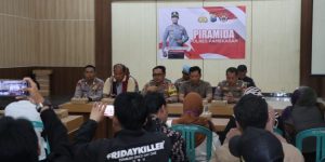 Polres Pamekasan Gelar Piramida, “Wujud Sinergitas Dengan Awak Media”