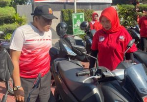 Kabapas Kediri Sidak Langsung Periksa Kondisi Sepeda Motor Dinas Pegawai