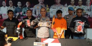 Polresta Malang Kota Berhasil Amankan Pelaku Curanmor Bersajam Beraksi di 20 TKP
