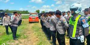 Polres Sumenep Laksanakan Pengamanan Pengerukan Lahan Tambang Udang