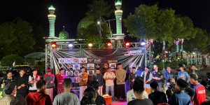 Kapolres Pamekasan Hadiri Giat Ngopi Ngaji Trotoar Bareng Ra Abbas, Pengasuh Ponpes Al-Hamidy Banyuanyar