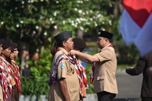 PERINGATI HUT PRAMUKA, WALI KOTA ERI AJAK ANGGOTA AMALKAN TRI SATYA DAN DASA DARMA
