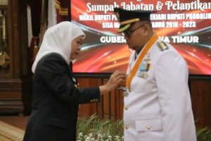 Gubernur Khofifah Lantik Timbul Prihanjoko Jadi Bupati Probolinggo