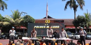 Dalam 12 Hari Polres Malang Ungkap 34 Kasus dan Mengamankan 39 Tersangka Serta Ratusan Butir Ekstasi