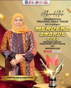 Pemprov Jatim Raih Penghargaan Merdeka Awards 2023 Program Desa Wisata