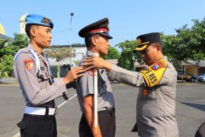 personel Kepolisian Resor Tuban Polda Jawa timur kembali mendapatkan kenaikan pangkat