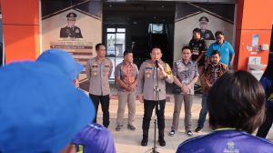 Kapolres Gresik Lepas Keberangkatan Tim Bola Voli Menuju Porprov Ke VIII