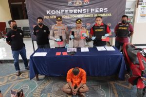 Tukang Tambal Ban di Surabaya Rampas Motor Diciduk Polisi