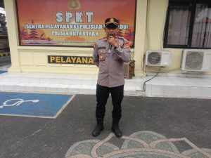 Personel Polsek Kuta Utara Rutin Tergelar PH Pagi Di Simpang Rawan Kemacetan