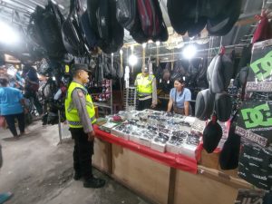 Antisipasi Kejahatan Saat Malam Hingga Dini Hari, Polsek Denpasar Utara Gelar Blue light Patrol