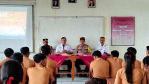 Kapolsek Abiansemal Dampingi Kapolres AKBP Teguh Priyo Wasono Beri Motivasi Dengan Wawasan Kebangsaan