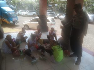 Polsek Mengwi Amankan Turnamen Basket Bupati Badung Cup 2023