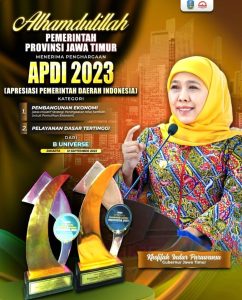 Jatim Terima Penghargaan APDI 2023