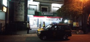 Patroli Biru Abiansemal Sambangi Kantor Bank dan Gerai ATM