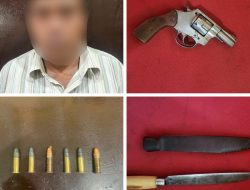 Polres Bangkalan Amankan Pria Bawa Senpi Saat Pilkades di Konang