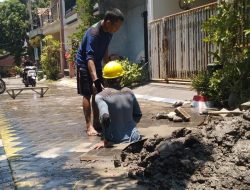 PDAM Surya Sembada Surabaya Respon Cepat Kebocoran Pipa Induk di Bandarejo