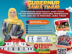Meriahkan Upacara Peringatan Hari Jadi Ke-78 Provinsi Jatim, Gubernur Khofifah Siapkan 780 Undangan untuk Masyarakat