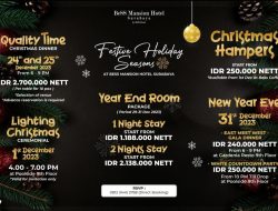 MENYAMBUT NATAL DAN AKHIR TAHUN, BESS MANSION HOTEL SURABAYA SELENGGARAKAN RANGKAIAN FESTIVE HOLIDAY SEASONS