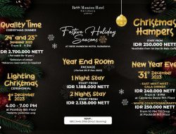 MENYAMBUT NATAL DAN AKHIR TAHUN, BESS MANSION HOTEL SURABAYA SELENGGARAKAN RANGKAIAN FESTIVE HOLIDAY SEASONS Untuk disiarkan segera 9 Oktober 2023