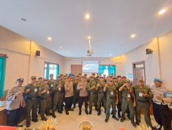 Tingkatkan Keamanan Jelang Pemilu 2024 Kapolsek Mengwi Laksanakan Bimtek Harkamtibmas