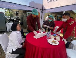Team Keslap Biddokkes Polda Bali , dan team food scurity Memberikan dukungan kesehatan dan pemeriksaan makanan kepada Personil yg bertugas KTT AIS 2023